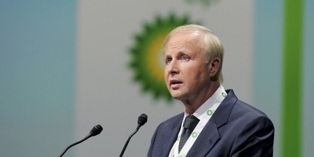 British energy giant BP CEO Bob Dudley addresses a keynote speech during the World Gas Conference in Paris on June 2, 2015. A