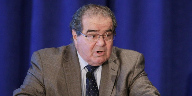 WASHINGTON, DC - SEPTEMBER 15: U.S. Supreme Court Associate Justice Antonin Scalia addresses the Legal Services Corporation'