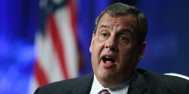 ORLANDO, FL - JUNE 02: New Jersey Governor Chris Christie and possible Republican presidential candidate speaks during the Rick Scott's Economic Growth Summit held at the Disney's Yacht and Beach Club Convention Center on June 2, 2015 in Orlando, Florida. Many of the leading Republican presidential candidates are scheduled to speak during the event. (Photo by Joe Raedle/Getty Images)