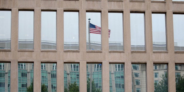 WASHINGTON, DC - JUNE 05: The Theodore Roosevelt Federal Building that houses the Office of Personnel Management headquarters is shown June 5, 2015 in Washington, DC. U.S. investigators have said that at least four million current and former federal employees might have had their personal information stolen by Chinese hackers. (Photo by Mark Wilson/Getty Images)