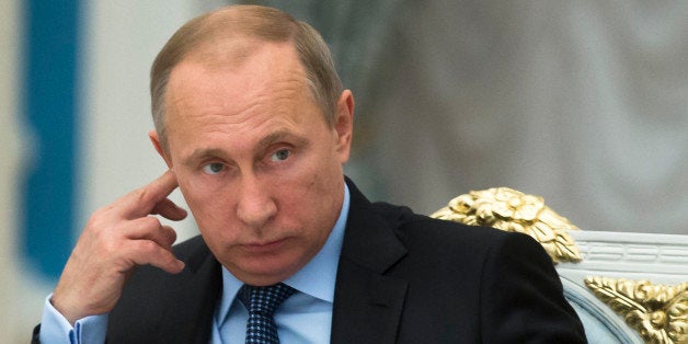 CAPTION CORRECT, CORRECTS MONTH IN CAPTION - Russian President Vladimir Putin heads a meeting of the Presidential Sports Coun