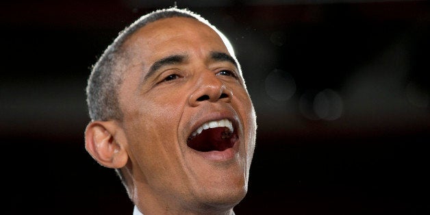 FILE - In this Jan. 7, 2015, file photo, President Barack Obama speaks at Ford Michigan Assembly Plant, in Wayne, Mich., abo