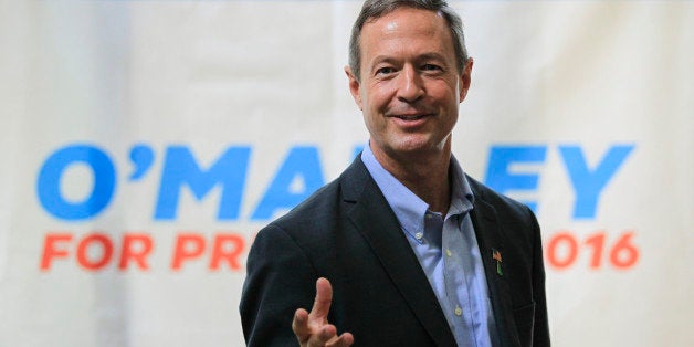 Democratic presidential hopeful former Maryland Gov. Martin O'Malley in New Castle, N.H., Saturday, June 13, 2015. (AP Photo/Cheryl Senter)