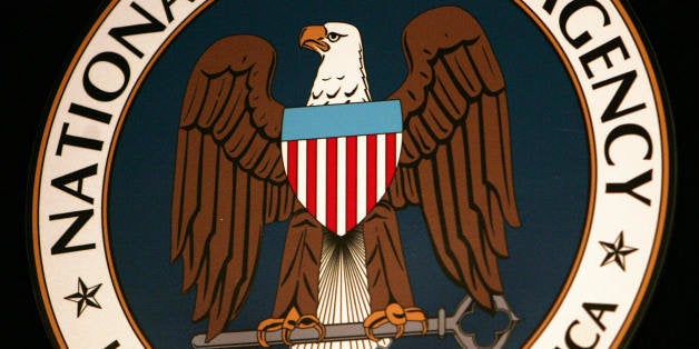 Fort Meade, UNITED STATES: (FILES): Thyis 25 January 2006 file photo shows the logo of the National Security Agency (NSA) at