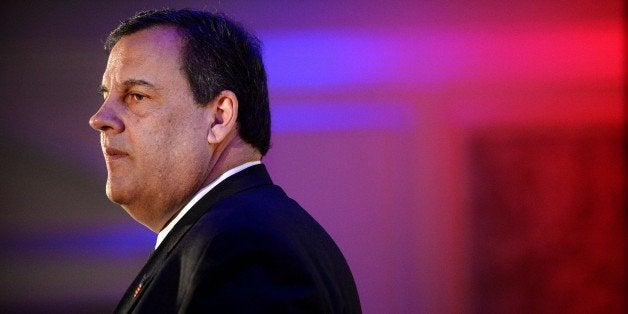 MCLEAN, VIRGINIA - MAY 1: New Jersey Governor Chris Christie addresses VA Consumer Electronics Association during a Leadershi