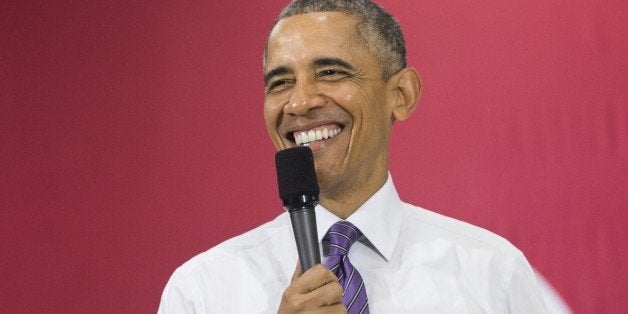 US President Barack Obama speaks about the Affordable Care Act, known as Obamacare, at Taylor Stratton Elementary School in Nashville, Tennessee, July 1, 2015. AFP PHOTO / SAUL LOEB (Photo credit should read SAUL LOEB/AFP/Getty Images)