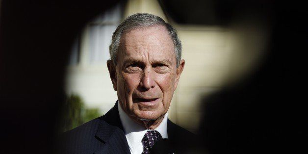 US magnate and philanthropists, and UN Secretary-General's Special Envoy for Cities and Climate Change, Michael Bloomberg, delivers a statement following his meeting with the French president at the Elysee palace on June 30, 2015, in Paris. AFP PHOTO / ALAIN JOCARD (Photo credit should read ALAIN JOCARD/AFP/Getty Images)