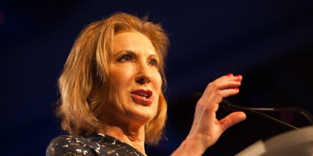 DENVER, CO - JUNE 27: Carly Fiorina speaks during the Western Conservative Summit at the Colorado Convention Center on June 27, 2015 in Denver, Colorado. The Western Conservative Summit attracts thousands of conservatives and a number of prominent politicians; this year the lineup includes Rick Santorum, Mike Huckabee, Carly Fiorina, Ben Carson, and Scott Walker. (Photo by Theo Stroomer/Getty Images)