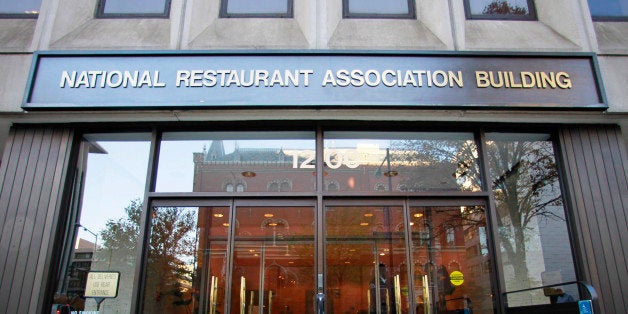 The National Restaurant Association building in Washington, Monday, Nov. 7, 2011. Leaving little to the imagination, a Chicag