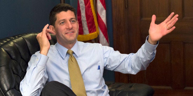 In this photo taken June 9, 2015, House Ways and Means Committee Chairman Paul Ryan, R-Wis., answers questions during an interview with The Associated Press in his office on Capitol Hill in Washington. First, give presidents the power to strike trade deals. Then overturn President Barack Obamaâs health care law, overhaul the tax code and reform welfare. And someday? Figure out whether to run for president. Call it the New Ryan Plan, a map not just to big changes in the nationâs fiscal policy, but to Paul Ryanâs future. It points the ninth-term congressman and chairman of the House Ways and Means Committee away from the presidential campaign trail and into the thicket of policy that he says will set the country on better financial footing. The path likely emerges at a familiar decision point _ whether to run for president _ somewhere down the road. Ryan, 45, says he might decide to take that step, someday. (AP Photo/Molly Riley)