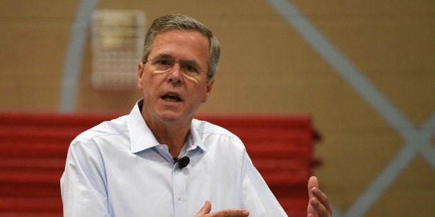 HENDERSON, NV - JUNE 27: Republican presidential candidate and former Florida Gov. Jeb Bush speaks at a town hall meeting at