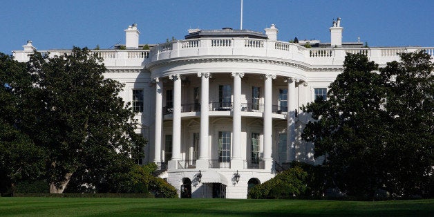 FILE - The White House in Washington, in this Tuesday, Nov. 18,2008 file photo. The Secret Service confirmed Tuesday Nov. 15, 2011 a bullet hit an exterior window of the White House and was stopped by ballistic glass. An additional round of ammunition was also found on the exterior of the White House. The bullets were found Tuesday. The discovery follows reports of gunfire near the White House on Friday. (AP Photo/Ron Edmonds)