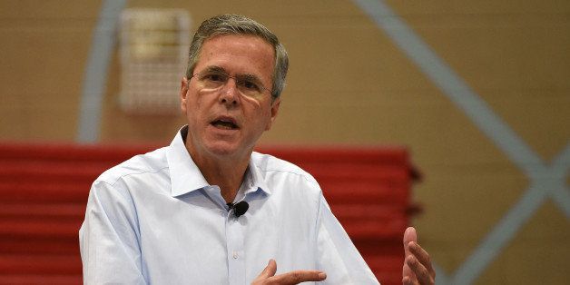 HENDERSON, NV - JUNE 27: Republican presidential candidate and former Florida Gov. Jeb Bush speaks at a town hall meeting at the Valley View Recreation Center on June 27, 2015 in Henderson, Nevada. Bush is a front-runner in the polls for the 2016 presidential race with 12 other republican candidates. (Photo by Ethan Miller/Getty Images)