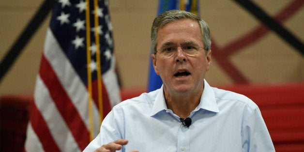 HENDERSON, NV - JUNE 27: Republican presidential candidate and former Florida Gov. Jeb Bush speaks at a town hall meeting at the Valley View Recreation Center on June 27, 2015 in Henderson, Nevada. Bush is a front-runner in the polls for the 2016 presidential race with 12 other republican candidates. (Photo by Ethan Miller/Getty Images)