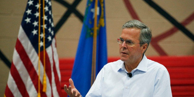 Republican presidential candidate, former Florida Gov. Jeb Bush speaks at a campaign event Saturday, June 27, 2015, in Henderson, Nev. (AP Photo/John Locher)