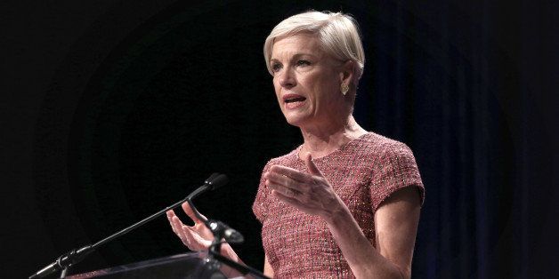 WASHINGTON, DC - OCTOBER 25: Planned Parenthood Action Fund president Cecile Richards addresses the 20th annual Women's Leadership Forum of the Democratic National Committee (DNC) October 25, 2013 in Washington, DC. The DNC held the forum to discuss women's roles in leadership. First lady Michelle Obama will address the forum in the afternoon. (Photo by Alex Wong/Getty Images)