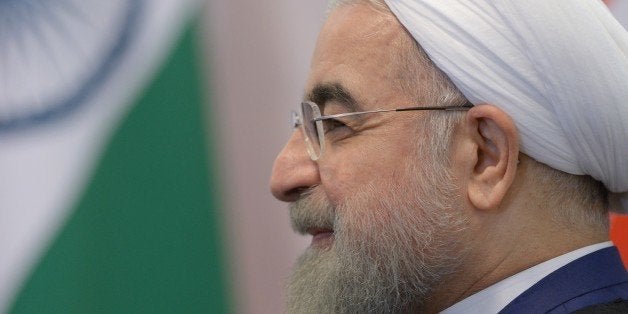 UFA, RUSSIA - JULY 9: In this handout image supplied by Host Photo Agency / RIA Novosti, President of the Islamic Republic