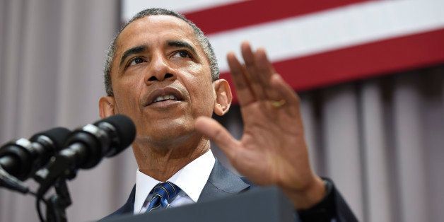 President Barack Obama speaks about the nuclear deal reached with Iran during an event at American University in Washington, Wednesday, Aug. 5, 2015. (AP Photo/Susan Walsh)