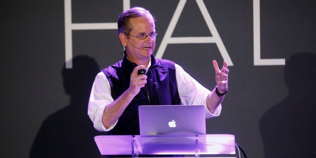 NEW YORK, NY - APRIL 20: Lawrence Lessig, Harvard Law professor attends Lawrence Lessig Speech On Sen. Elizabeth Warren In 2