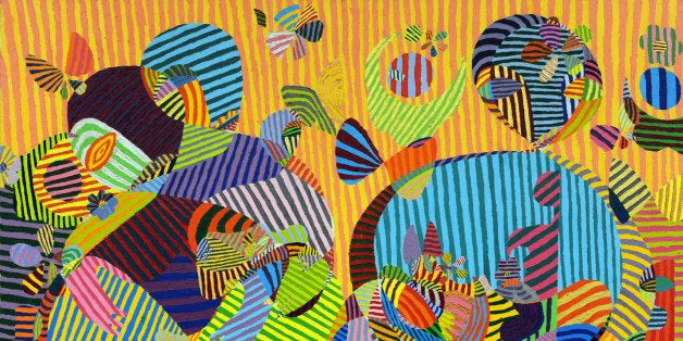 One of the paintings in 'Untitled, Undated & Unsigned. The Work of Carolyn Anne Watts' on display at Chase Brexton on March 3
