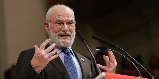 NEW YORK, NY - MAY 31: Dr. Oliver Sacks speaks at the 'Music & the Brain' presentation at the Abyssinian Church at the World