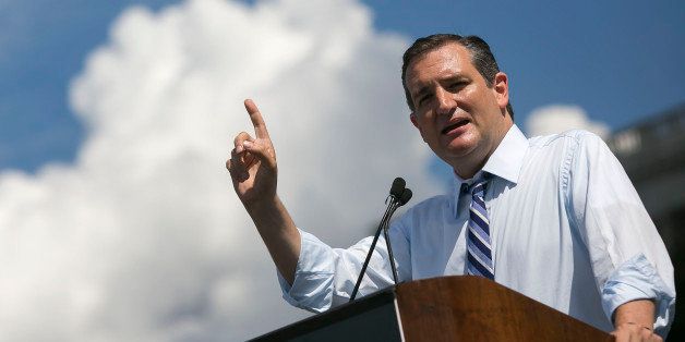 UNITED STATES - September 9: Republican presidential candidate Sen. Ted Cruz, R-Texas, speaks at a rally organized by Tea Party Patriots on Capitol Hill in Washington, Wednesday, Sept. 9, 2015, to oppose the Iran nuclear agreement. (Photo By Al Drago/CQ Roll Call)