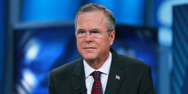 SQUAWK BOX -- Pictured: Jeb Bush, former Governor of Florida and 2016 presidential election candidate, in an interview on Sep