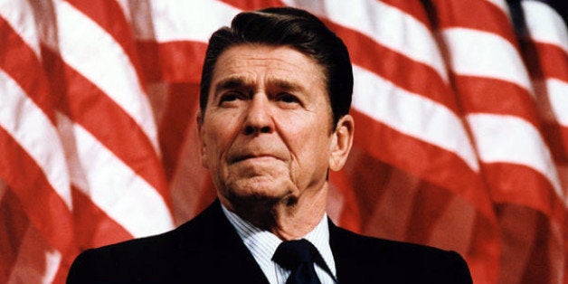 President Reagan speaking at a rally for Senator Durenberger
By Michael Evans, February 8, 1982
Courtesy of Ronald Reagan L