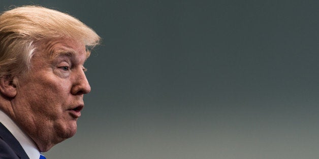 COLUMBIA, SC - SEPTEMBER 23: Republican presidential candidate Donald Trump speaks to the media before a campaign event September 23, 2015 in Columbia, South Carolina. Earlier today Trump tweeted 'FoxNews has been treating me very unfairly & I have therefore decided that I won't be doing any more Fox shows for the foreseeable future.' (Photo by Sean Rayford/Getty Images)