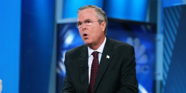 SQUAWK BOX -- Pictured: Jeb Bush, former Governor of Florida and 2016 presidential election candidate, in an interview on September 9, 2015 -- (Photo by: David Orrell/CNBC/NBCU Photo Bank via Getty Images)