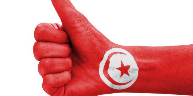 hand with thumb up tunisia...