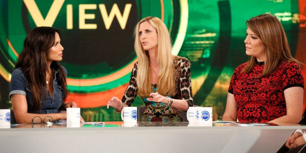 THE VIEW - Ann Coulter, Alan Alda, and Malcolm Jamal Warner are the guests today, October 16, 2015 on ABC's 'The View.' 'The View' airs Monday-Friday (11:00 am-12:00 pm, ET) on the ABC Television Network. (Photo by Heidi Gutman/ABC via Getty Images)