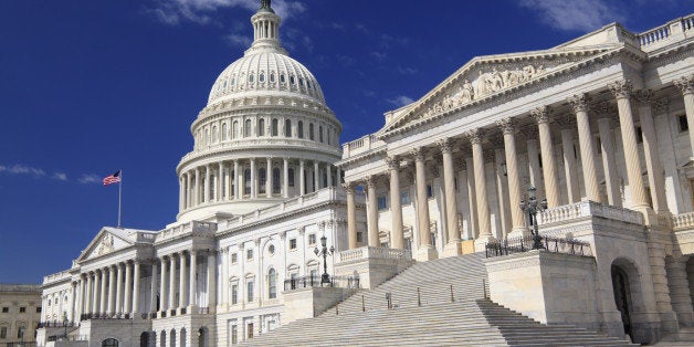 The eastern facade of the US Capitol Building, Washington DC