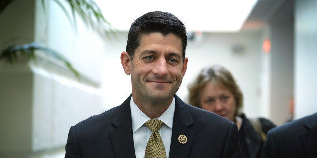 WASHINGTON, DC - OCTOBER 21: U.S. Rep. Paul Ryan (R-WI) leaves after a House Republican Conference meeting October 20, 2015 at the Capitol in Washington, DC. Rep. Ryan said he is open to run for speaker if House GOPs will unify behind him. (Photo by Alex Wong/Getty Images)