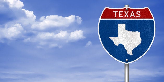 Texas road sign concept