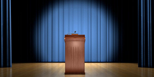 Podium On Stage