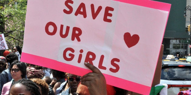 Hundreds of people gathered at Union Square in New York City on May 3 to demand the release of some 230 schoolgirls abducted by Boko Haram insurgents in Nigeria. The government has come under severe criticism for failing to rescue the young women amid a wave of bombings and shootings by the nominally Ismanist rebels. The New York rally was part of an international day of action to rescue the girls, whose plight has gotten only sparse attention in the press