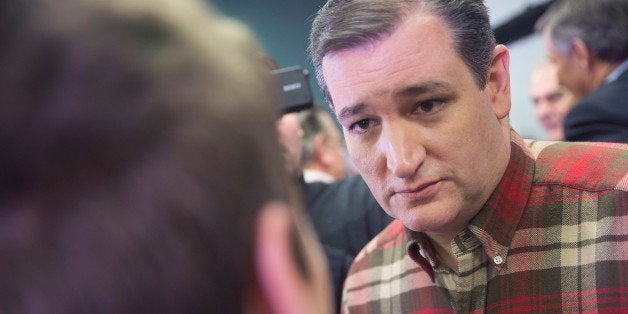 JOHNSTON, IA - DECEMBER 04: Republican presidential candidate Sen. Ted Cruz (R-TX) greets supporters during a campaign event