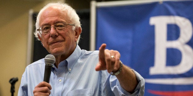 Photos from a Bernie Sanders for President campaign event. The audience was primarily students and young adults asking the U.