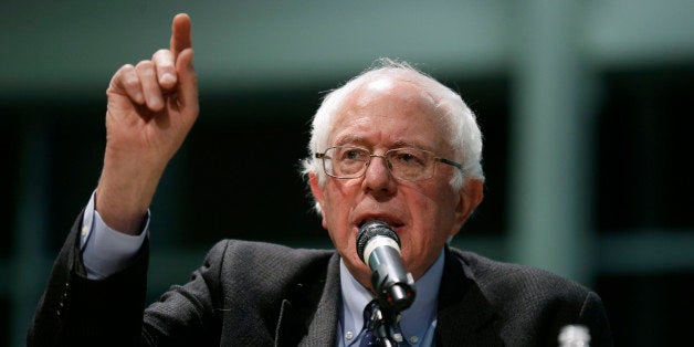 Democratic presidential candidate, Sen. Bernie Sanders, I-Vt., speaks during a town hall meeting, Wednesday, Dec. 30, 2015, in Ottumwa, Iowa. (AP Photo/Charlie Neibergall)