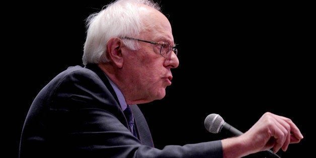 Photo by: Dennis Van Tine/STAR MAX/IPx 1/5/16 Bernie Sanders gives 'major' policy address on Wall Street reform and financial policy - 2016 Democratic presidential candidate Bernie Sanders gives a 'major' policy address on Wall Street reform and financial policy, discussing 'the need to create a financial system that works for all Americans, not just the few'. (NYC)