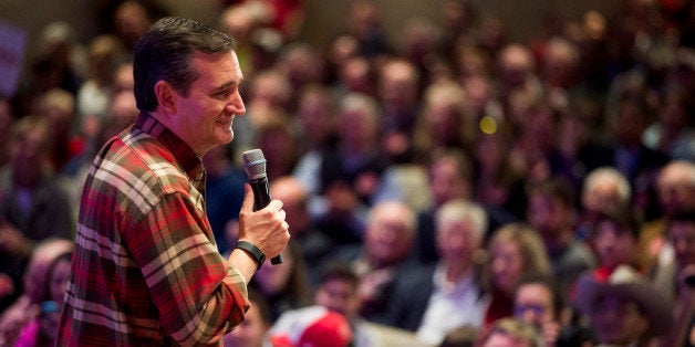 UNITED STATES - DECEMBER 17: Republican Presidential candidate Sen. Ted Cruz, R-Texas, speaks during his rally at the Life Church in Mechanicsville, Va., on Friday, Dec. 17, 2015. (Photo By Bill Clark/CQ Roll Call)