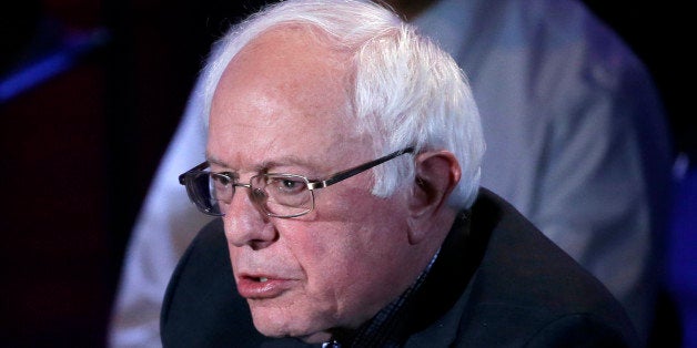 FILE - In this Jan. 11, 2016 file photo, Democratic presidential candidate, Sen. Bernie Sanders, I-Vt, a member of the Senate Health, Education, Labor and Pensions Committee, speaks in Des Moines, Iowa. The committee has voted to approve Dr. Robert Califf to be commissioner of the Food and Drug Administration, but the nomination may face trouble on the Senate floor. Sanders has opposed Califf over pharmaceutical prices. The Democratic presidential contender has said he is considering holding up the nomination. (AP Photo/Charlie Neibergall, File)