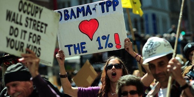 Occupy Wall Street participants take part in a protest to mark the movement's second anniversary in New York, September 17, 2