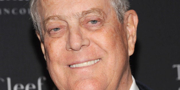 NEW YORK, NY - MARCH 11: David Koch attends the 2013 School Of American Ballet Winter Ball: A Night In The Far East at David H. Koch Theater, Lincoln Center on March 11, 2013 in New York City. (Photo by Gary Gershoff/WireImage)