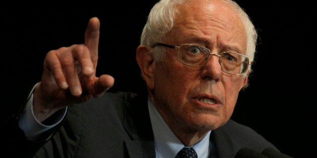 BIRMINGHAM, AL - JANUARY 18: Democratic presidential candidate Sen. Bernie Sanders (I-VT) speaks at Boutwell Auditorium, Jan
