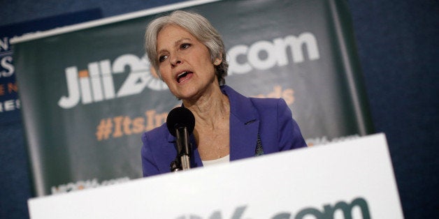 WASHINGTON, DC - FEBRUARY 06: Green Party presidential nominee Jill Stein speaks at the National Press Club February 6, 2015 in Washington, DC. Stein announced the formation of an exploratory committee to seek the Green Party's presidential nomination again in 2016. (Photo by Win McNamee/Getty Images)