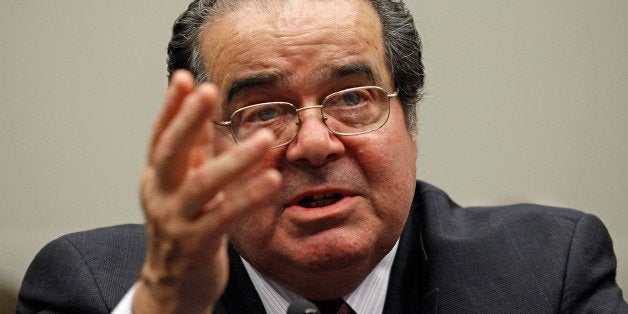 WASHINGTON - MAY 20: U.S. Supreme Court Associate Justice Antonin Scalia testifies before the House Judiciary Committee's Co