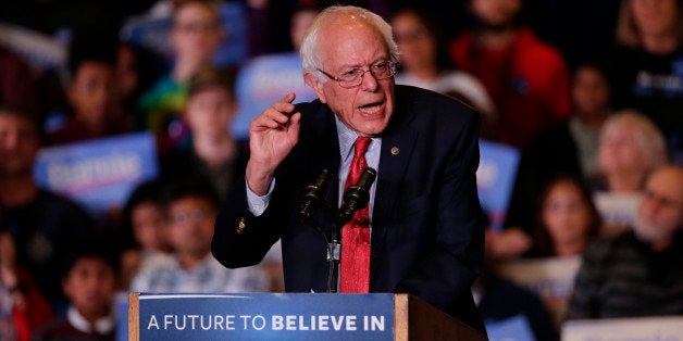 Democratic presidential candidate, Sen. Bernie Sanders, I-Vt., speaks during a rally Friday, Feb. 19, 2016, in Reno, Nev. (AP Photo/Marcio Jose Sanchez)