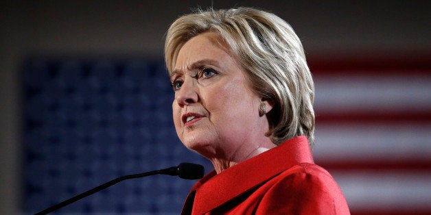 Democratic presidential candidate Hillary Clinton speaks during a Nevada Democratic caucus rally, Saturday, Feb. 20, 2016, in